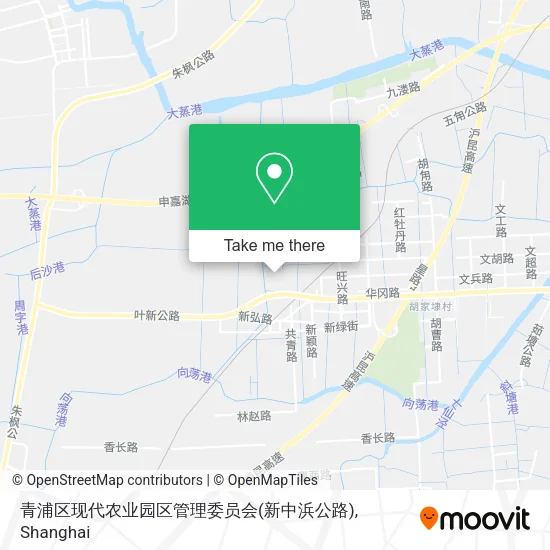 青浦区现代农业园区管理委员会(新中浜公路) map