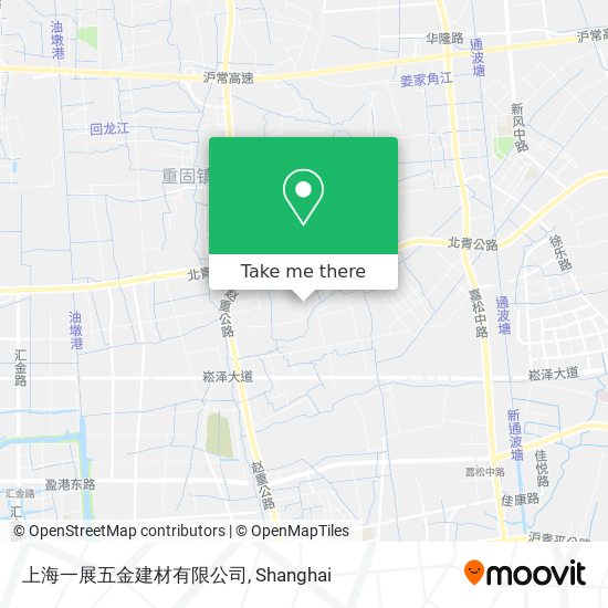 上海一展五金建材有限公司 map