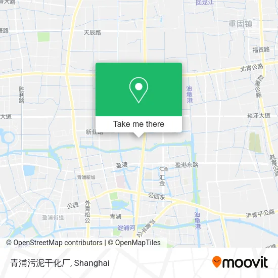 青浦污泥干化厂 map