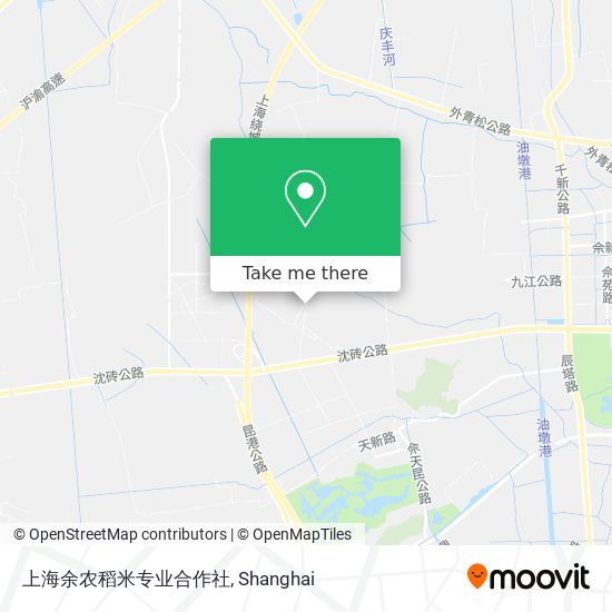 上海余农稻米专业合作社 map