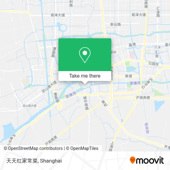 天天红家常菜 map