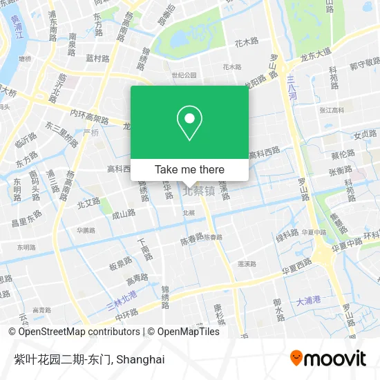 紫叶花园二期-东门 map