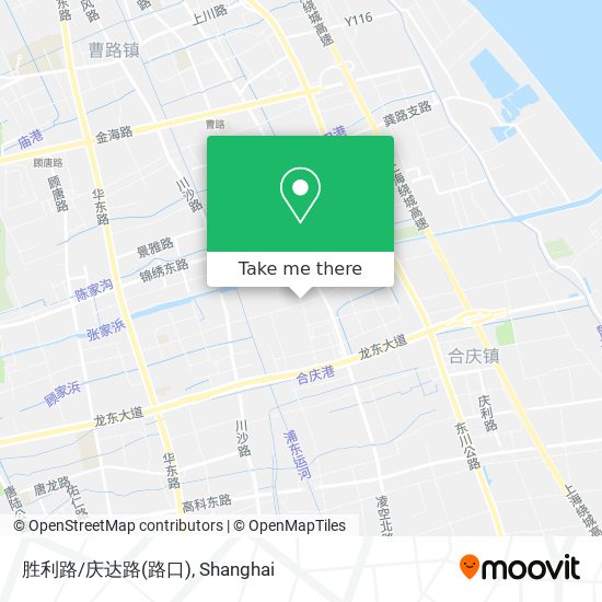 胜利路/庆达路(路口) map