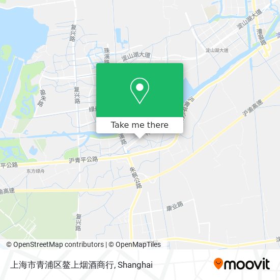 上海市青浦区鳌上烟酒商行 map