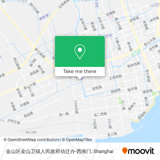 金山区金山卫镇人民政府动迁办-西南门 map