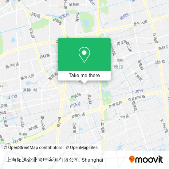 上海拓迅企业管理咨询有限公司 map