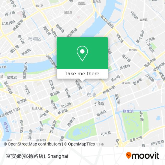 富安娜(张扬路店) map