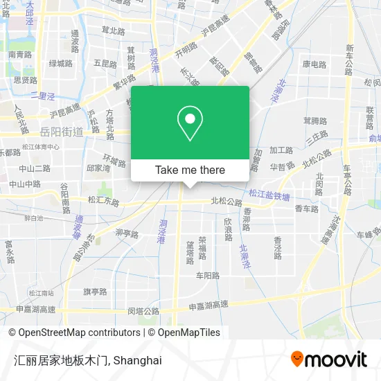 汇丽居家地板木门 map