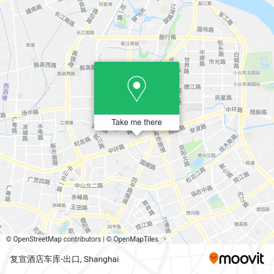 复宣酒店车库-出口 map