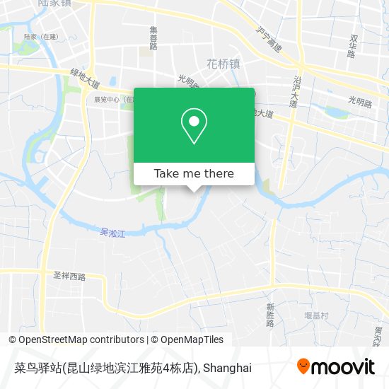 菜鸟驿站(昆山绿地滨江雅苑4栋店) map