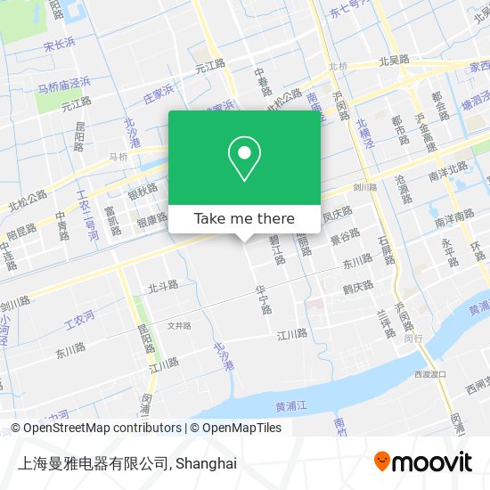 上海曼雅电器有限公司 map