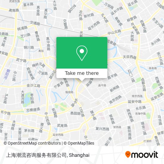 上海潮流咨询服务有限公司 map
