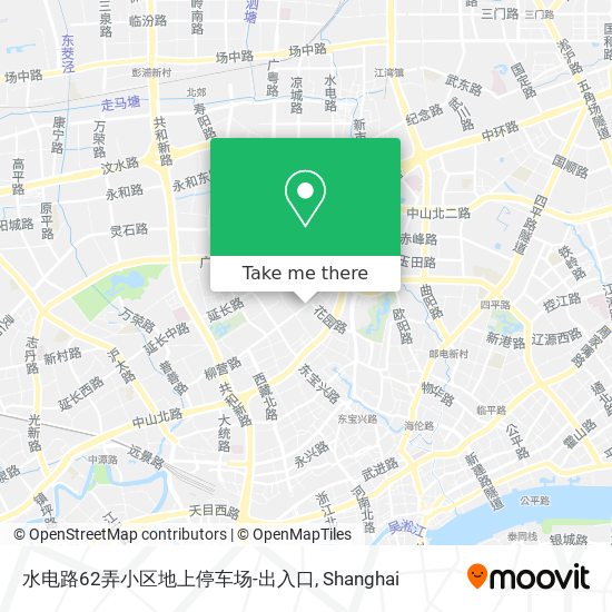水电路62弄小区地上停车场-出入口 map