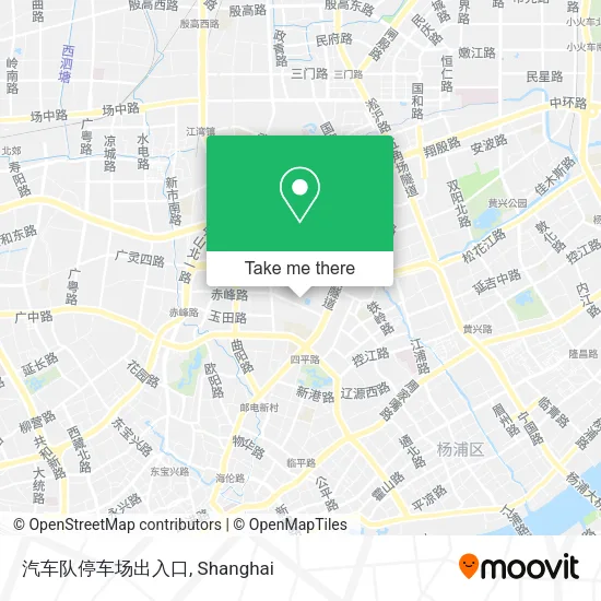 汽车队停车场出入口 map