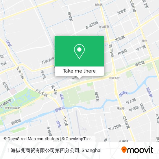 上海椒兆商贸有限公司第四分公司 map