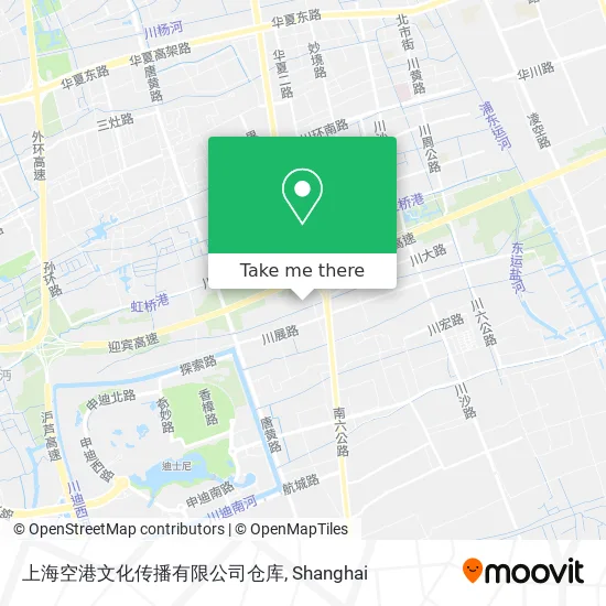 上海空港文化传播有限公司仓库 map