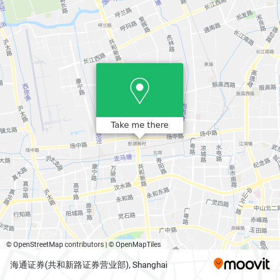 海通证券(共和新路证券营业部) map