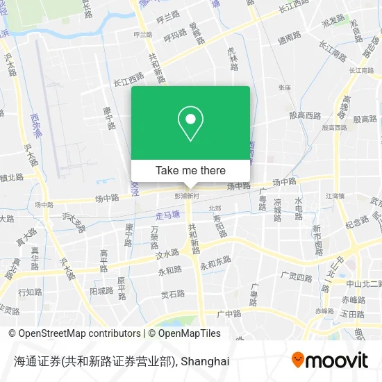 海通证券(共和新路证券营业部) map