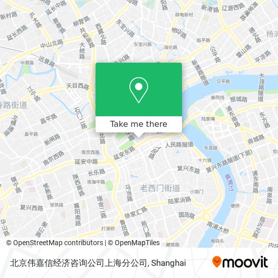 北京伟嘉信经济咨询公司上海分公司 map