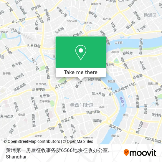黄埔第一房屋征收事务所6566地块征收办公室 map