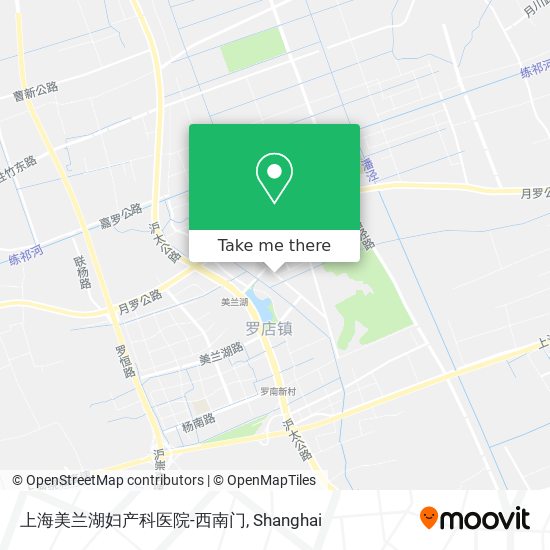 上海美兰湖妇产科医院-西南门 map
