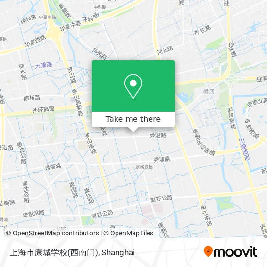 上海市康城学校(西南门) map
