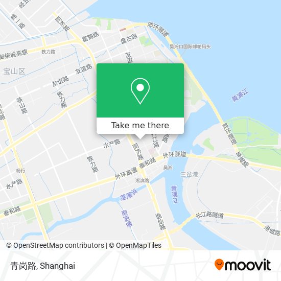 青岗路 map