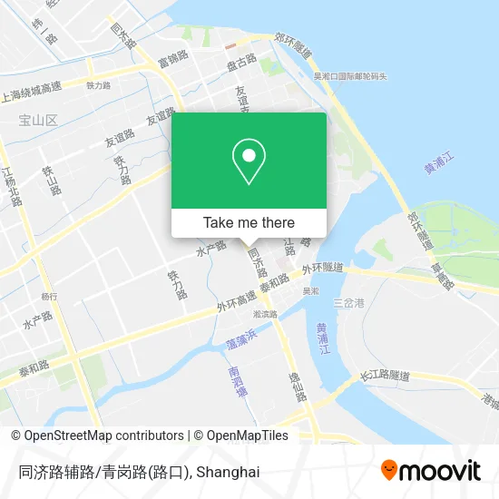 同济路辅路/青岗路(路口) map