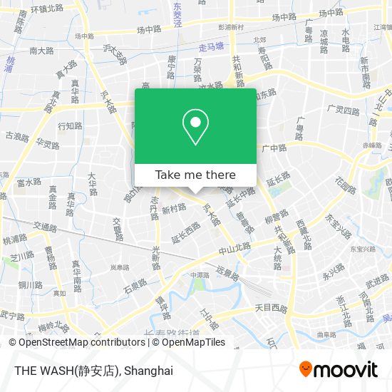 THE WASH(静安店) map