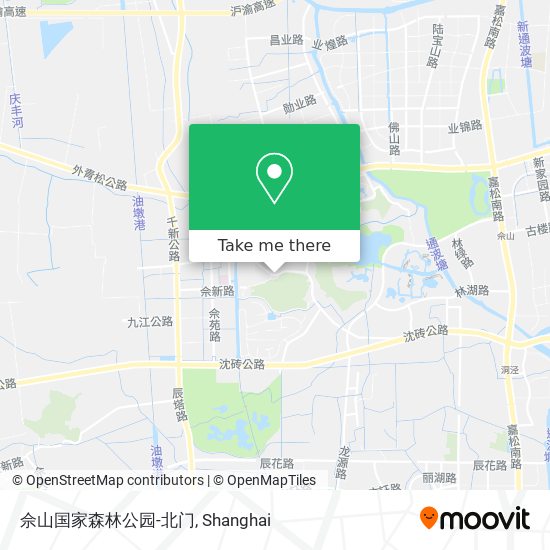 佘山国家森林公园-北门 map