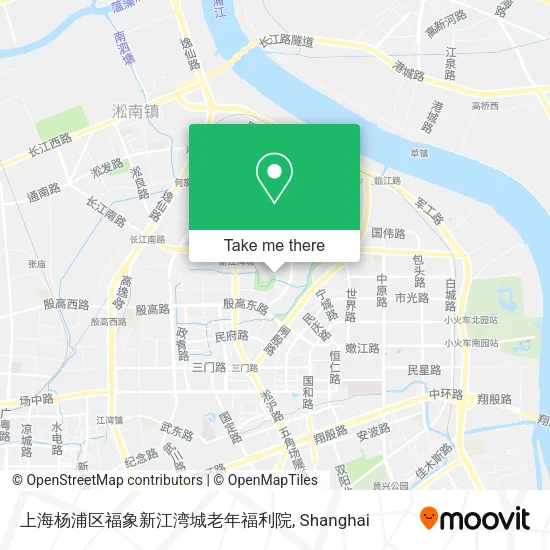上海杨浦区福象新江湾城老年福利院 map