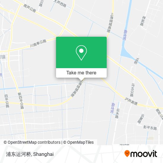 浦东运河桥 map