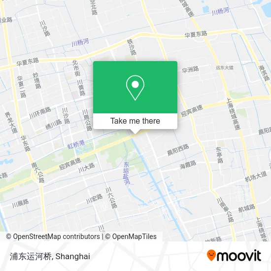 浦东运河桥 map