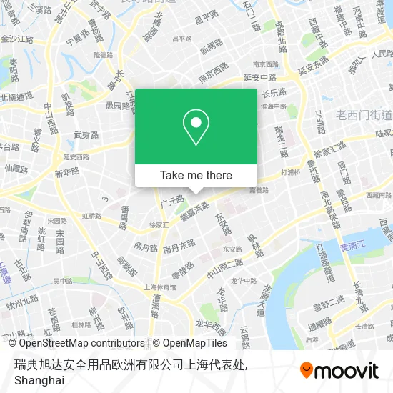 瑞典旭达安全用品欧洲有限公司上海代表处 map