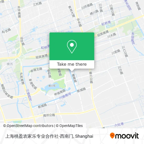上海桃盈农家乐专业合作社-西南门 map