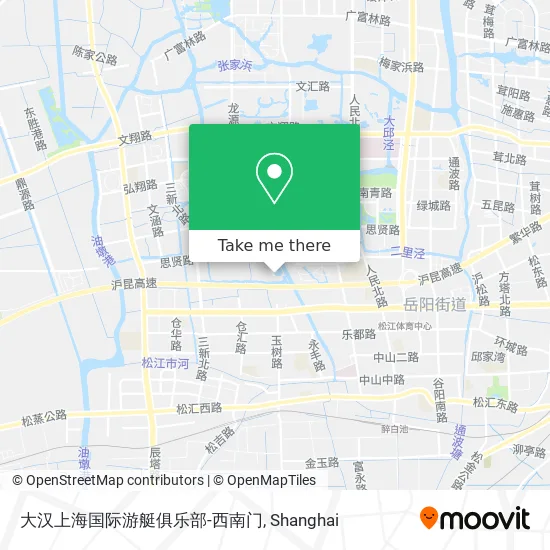 大汉上海国际游艇俱乐部-西南门 map