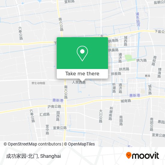 成功家园-北门 map