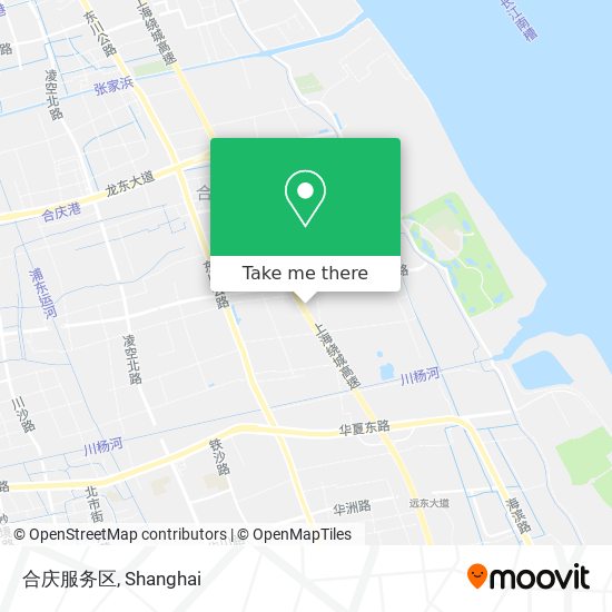 合庆服务区 map