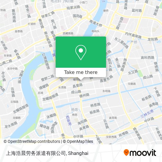 上海浩晨劳务派遣有限公司 map