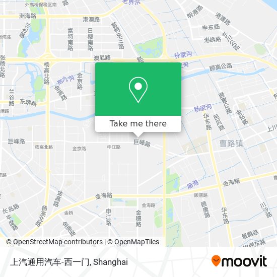 上汽通用汽车-西一门 map