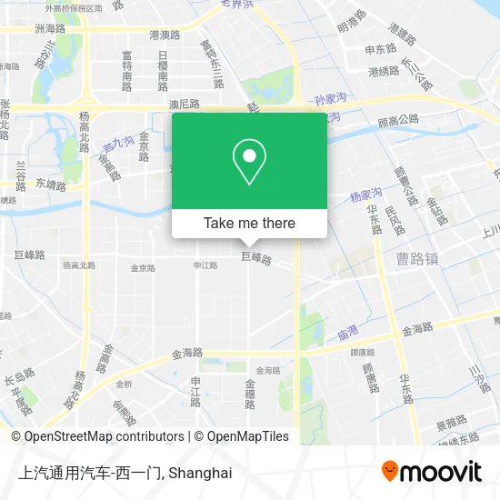 上汽通用汽车-西一门 map