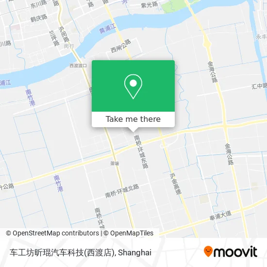 车工坊昕琨汽车科技(西渡店) map