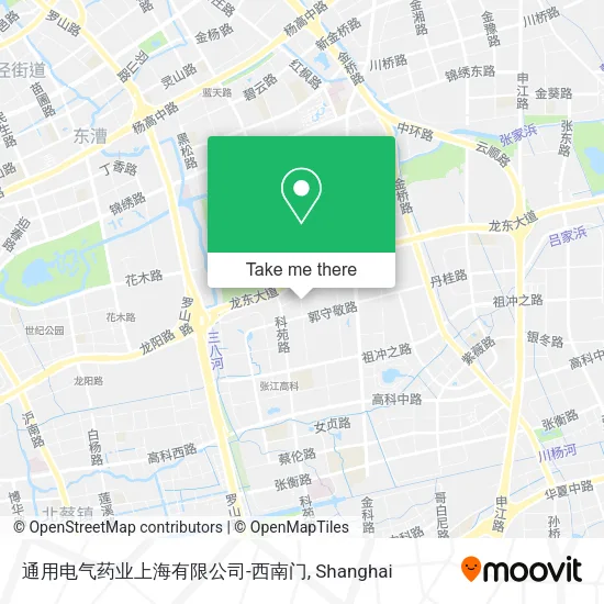 通用电气药业上海有限公司-西南门 map