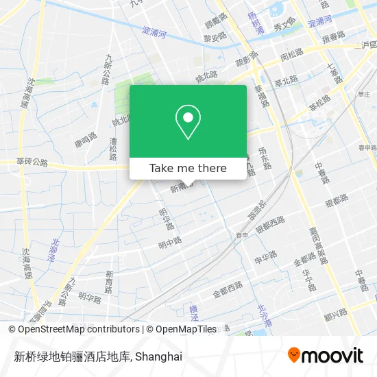 新桥绿地铂骊酒店地库 map