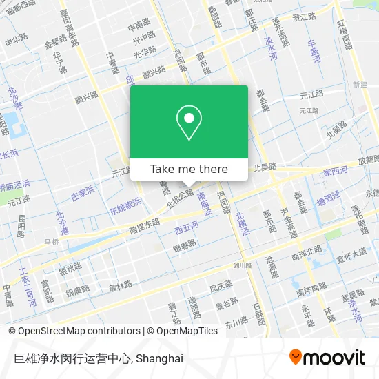 巨雄净水闵行运营中心 map