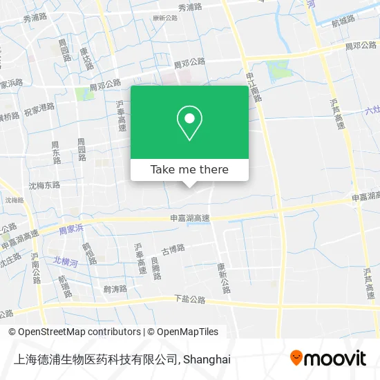 上海德浦生物医药科技有限公司 map
