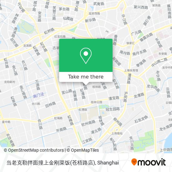 当老克勒拌面撞上金刚菜饭(苍梧路店) map