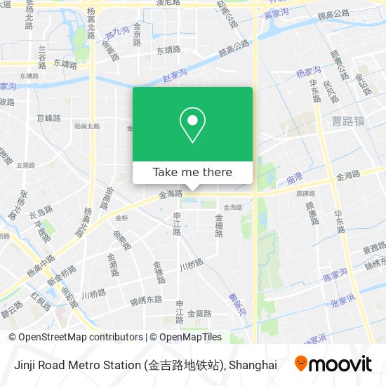 Jinji Road Metro Station (金吉路地铁站) map