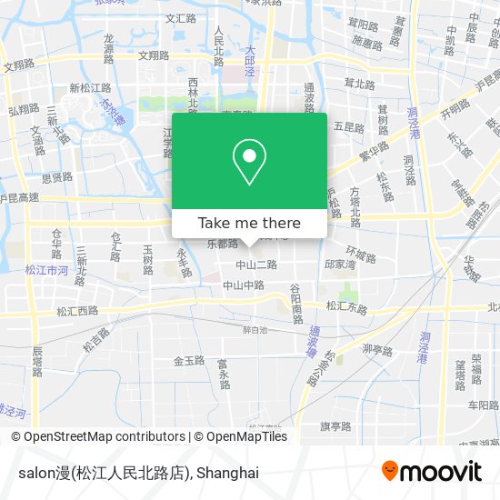 salon漫(松江人民北路店) map