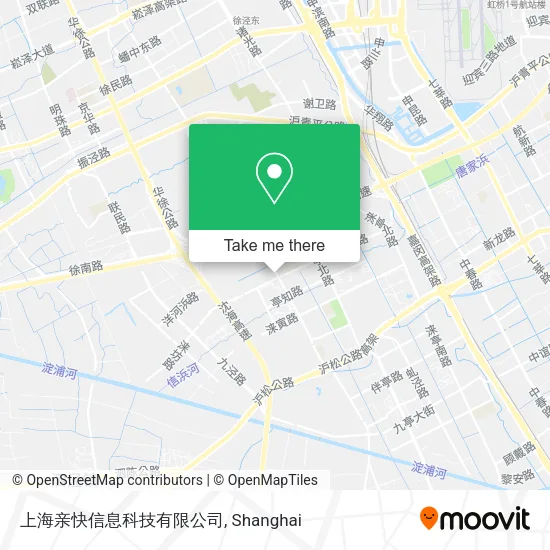 上海亲快信息科技有限公司 map